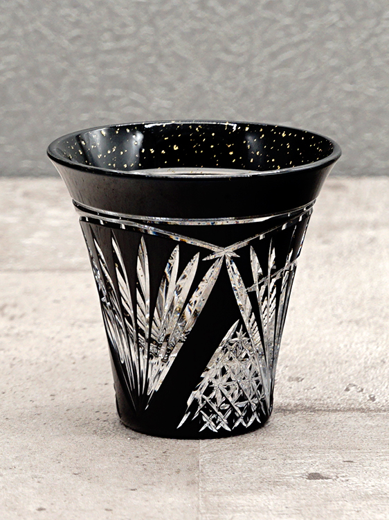 金箔八千代切子